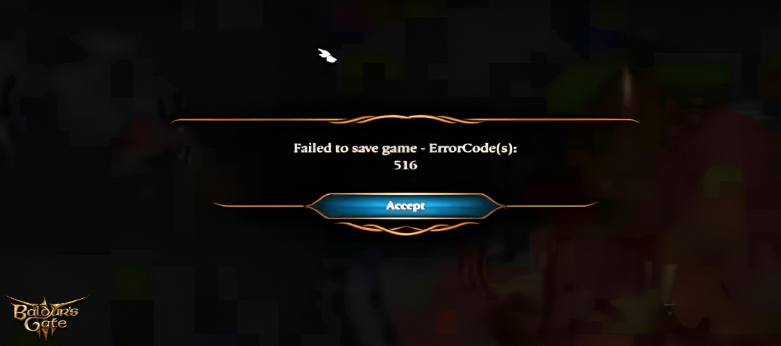 You are currently viewing Failed To Save Error Code 516 BG3