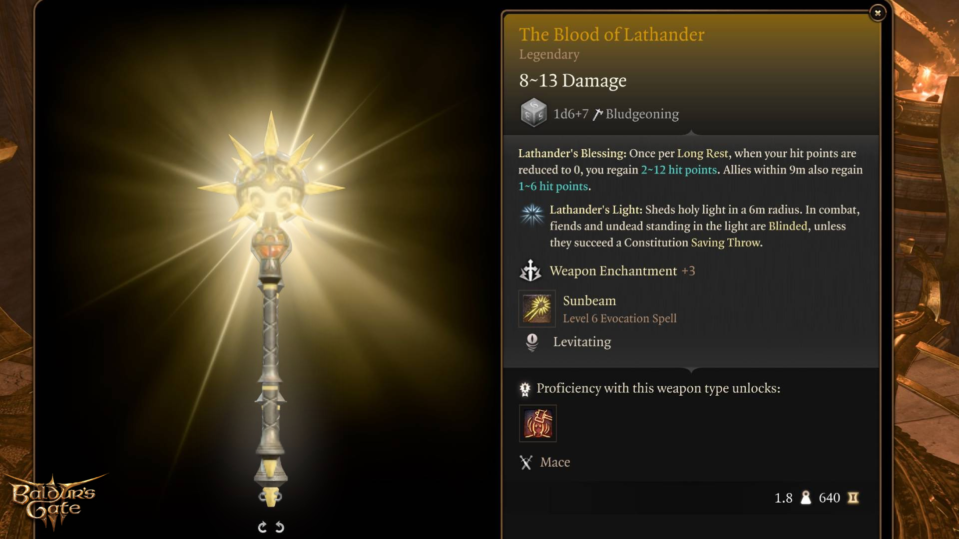 Read more about the article How To Get The Blood Of Lathander Mace In BG3