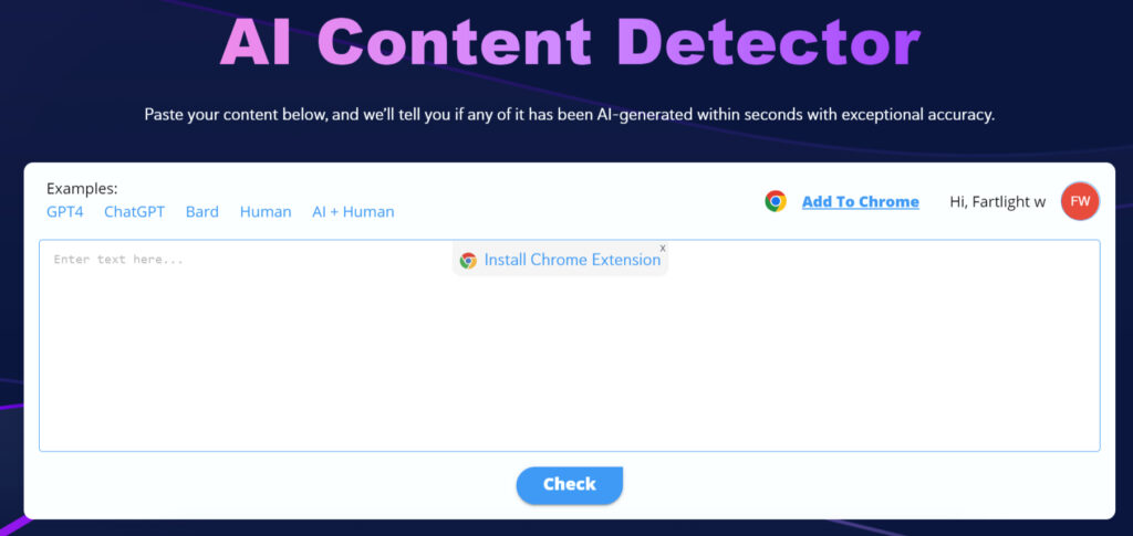 Copyleaks AI Content Detector