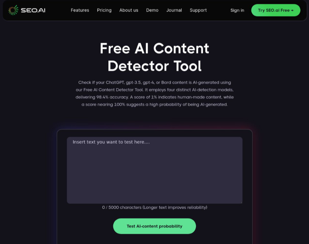 Stork AI Content Detector