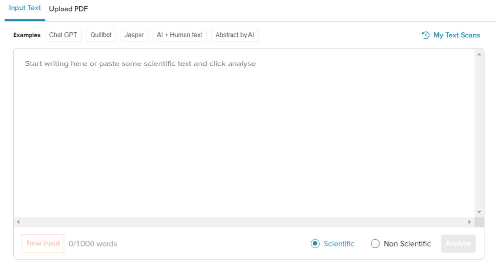 Typeset AI Detector