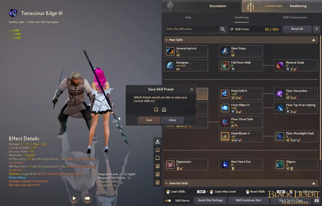 Black Desert Mobile: How to unlock Succession Skills